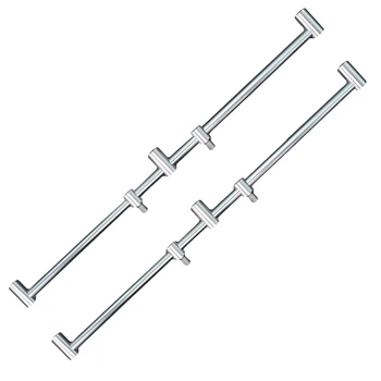 

Hirisi 2Pcs Carp Fishing Buzz Bars For 3 Fishing Rods Length 40Cm Fishing Rod Bracket