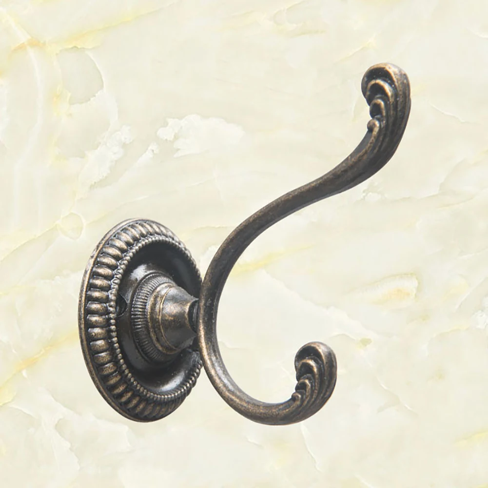 

1 PCS Single Prong Hook Large Size Wall Mounted Retro Cloth Hanger for Coats Hats Towels bags