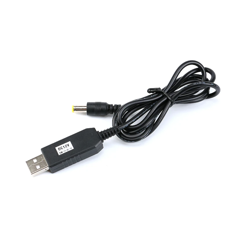 USB DC 5V to DC 12V Step up Cable 5.5x2.1 mm Male Step up Converter For Router