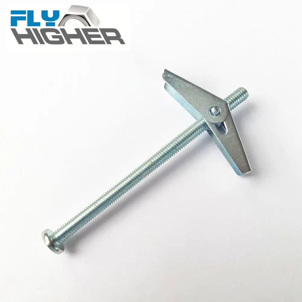 

6X100 10pcs/pack Spring toggle wing with screw