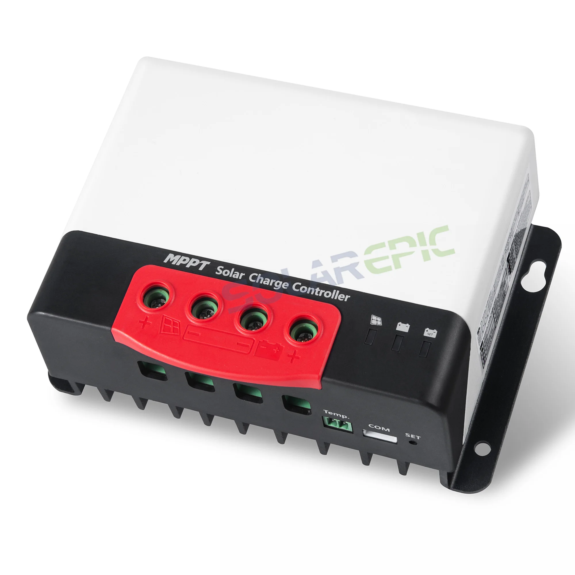 

50A MPPT Solar Controller 12V/24V Battery Power Regulator Charger Max 100V Input Negative Ground