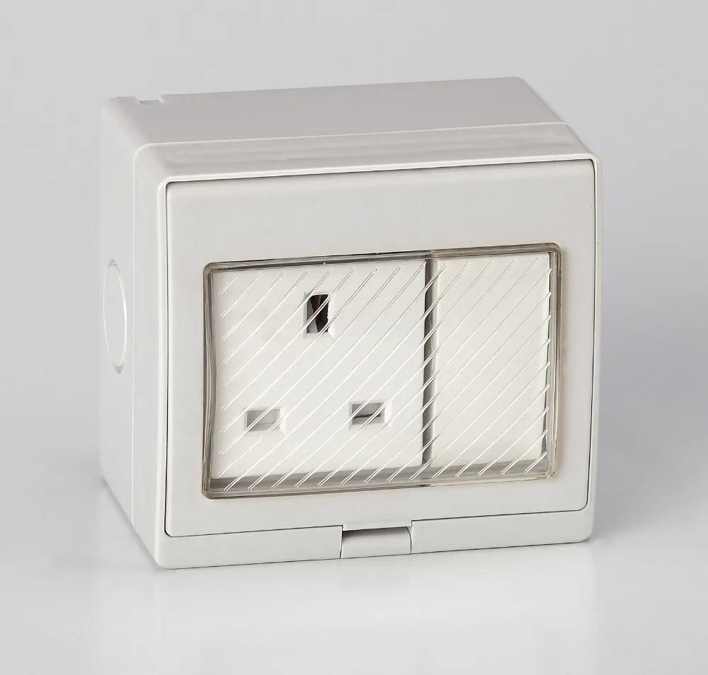 IP55 British Marked Outdoor Waterproof 13A Socket British Socket