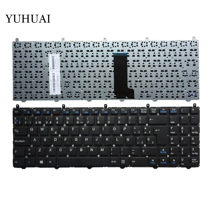 Новая клавиатура с испанской раскладкой для ноутбука HASEE DNS Clevo K610C K650D k590C K570N SP без