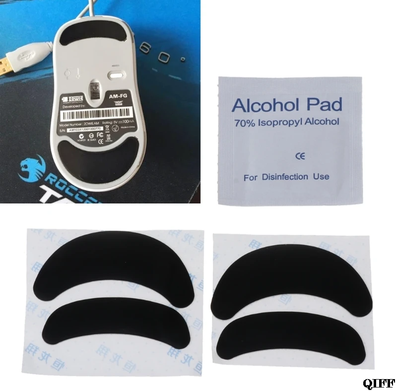 

Drop Ship&Wholesale 2Pcs 0.6mm Thickness Mouse Feet Mouse Skates For ZOWIE AM ZA11 ZA12 FK1 FK2 FK APR29