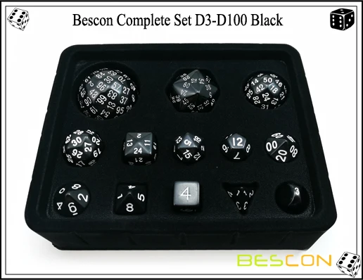 Bescon Complete Set D3-D100 Black-3