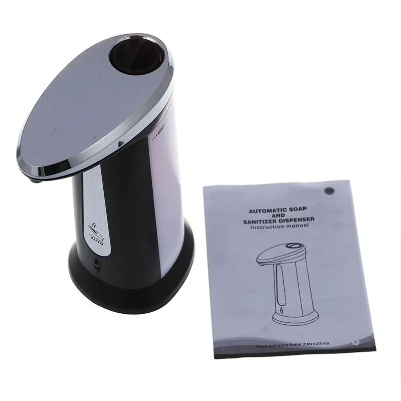 Автоматический сенсор мыло и дезинфицирующее средство Диспенсер сенсорный- кухня ванная комната серый