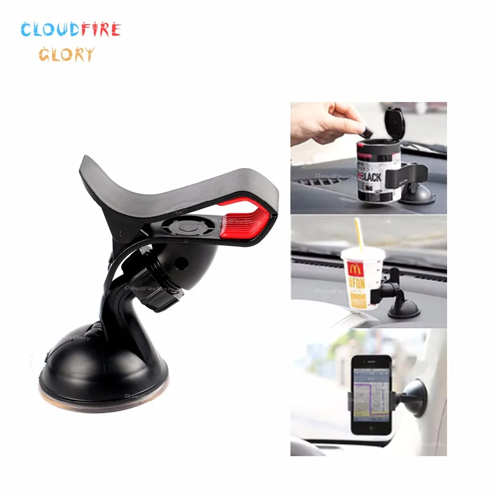 

CloudFireGlory Auto Car Windshield Dashboard Mount Holder Stand Bracket 360 Degree Rotating For Cell Phone