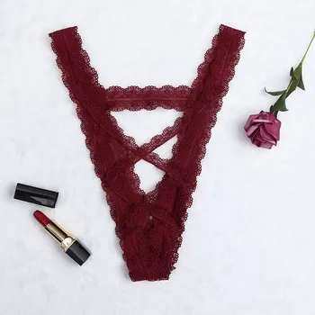 

New arrival sexy panties for woman 1PC Women Lace Flowers Low Waist briefs ladies underwear panties G-string Lingerie трусы 51*