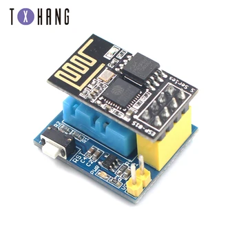 

ESP8266 5V WiFi relay module DS18B20 DHT11 RGB LED Controller Things smart home remote control switch phone APP ESP-01S