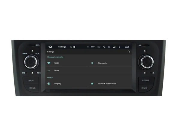 Top Ips screen Android 8.0 Car Dvd Navi Player FOR DECKLESS FIAT OLD PUNTO gps auto stereo audio multimedia 4