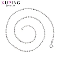 Xuping ювелирные изделия Мода темперамент бусины форма с родиевым цветным покрытием ожерелье для женщин Подарки на день благодарения S120-45119