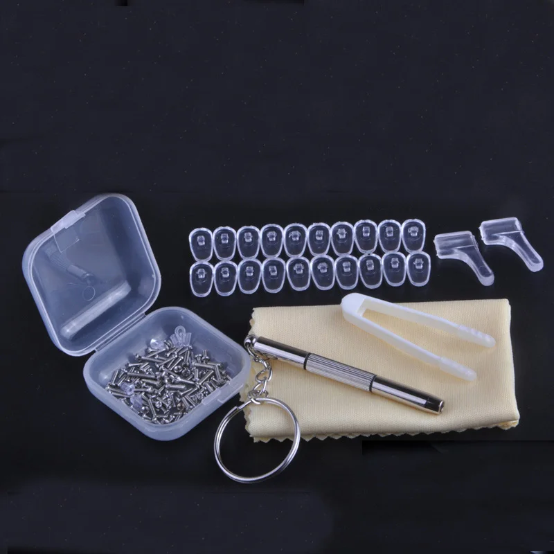 Glasses screws silica gel Nose pad Spectacle leg screw Glasses