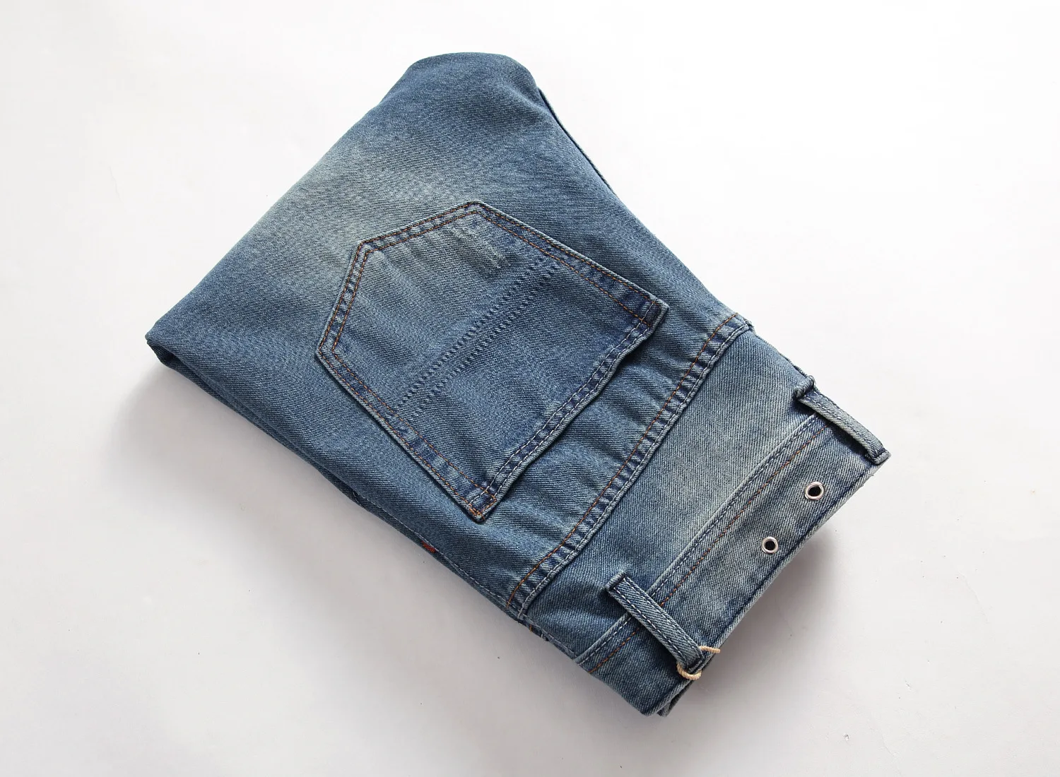 Новые модные «дырявые» джинсовые Для мужчин длинные брюки Узкие равные джинсы masculino джинсовые штаны размера плюс 42 dsq джинсы