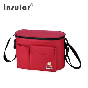 

Insular Brand Thermal Insulation Baby Diaper Bags For Strollers Waterproof Nappy Changing Bags Mommy Stroller Bags Cooler Bags