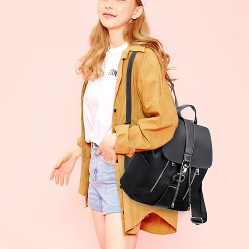 Женский дизайнерский рюкзак высокого качества из нейлона, женская сумка, модные школьные сумки, Большой Вместительный ранец, повседневные дорожные сумки