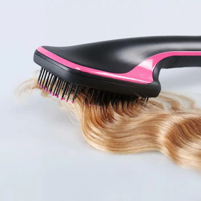 Горячий Воздух щетка Comb сушилка Styler волосы аэрография отрицательных ионов выпрямитель для волос @ ME88