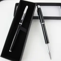 Qshoic металл шариковая ручка Подарочная ручка в деловом стиле для мужчин офисные канцелярский подарок; ручка комплект высокого качества
