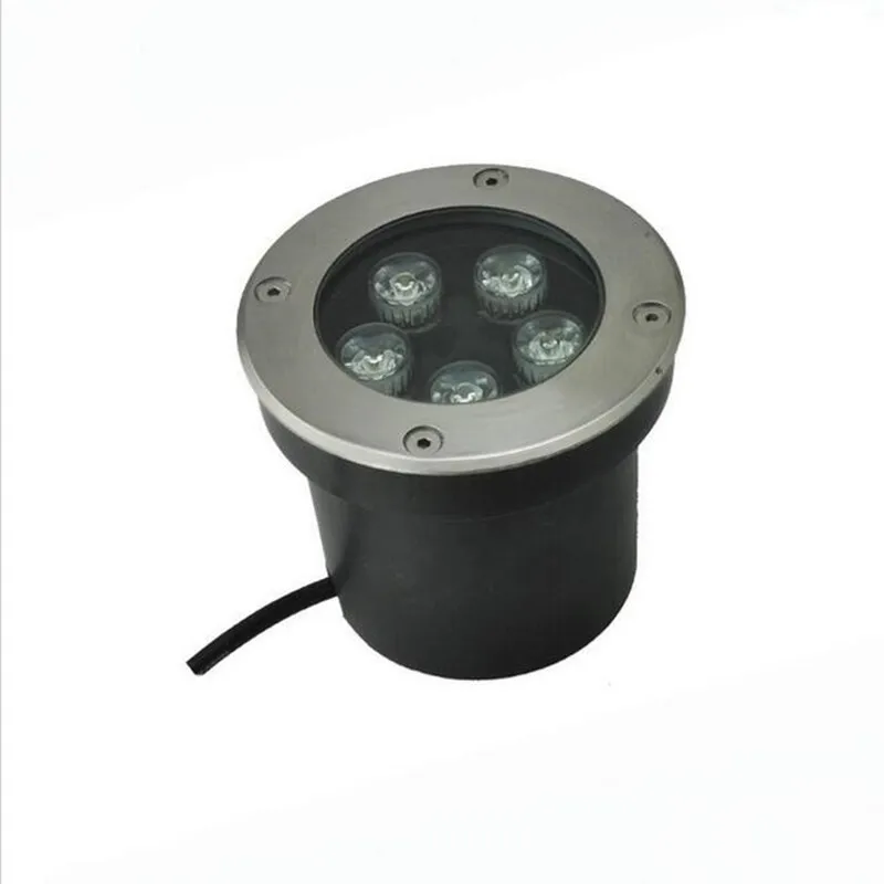

6PCS 5W IP68 CE RoHS AC85-260V/DC12V Recessed Outdoor Lamp Spot Floor Garden Yard LED Underground Light