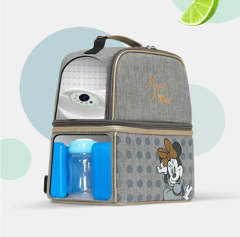 Сумка для подгузников Микки мультифункциональный рюкзак для путешествий Сумочка Минни Подгузники Сумки для ухода за ребенком большой