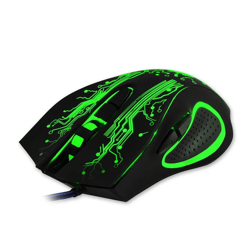 iMice 6 Buttons Gaming Mouse LED Optical USB Wired Computer Mouse Cable Mice for Laptop PC Desktop
