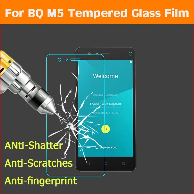 Full Cover Tempered Glass For BQ Aquaris M5 Screen Protector protective film glass | Мобильные телефоны и аксессуары