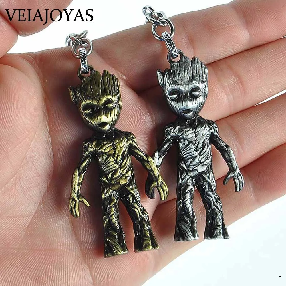 Guardians Galaxy рисунок дерево человек Игрушки Брелки 3D маска для грута брелок Модель
