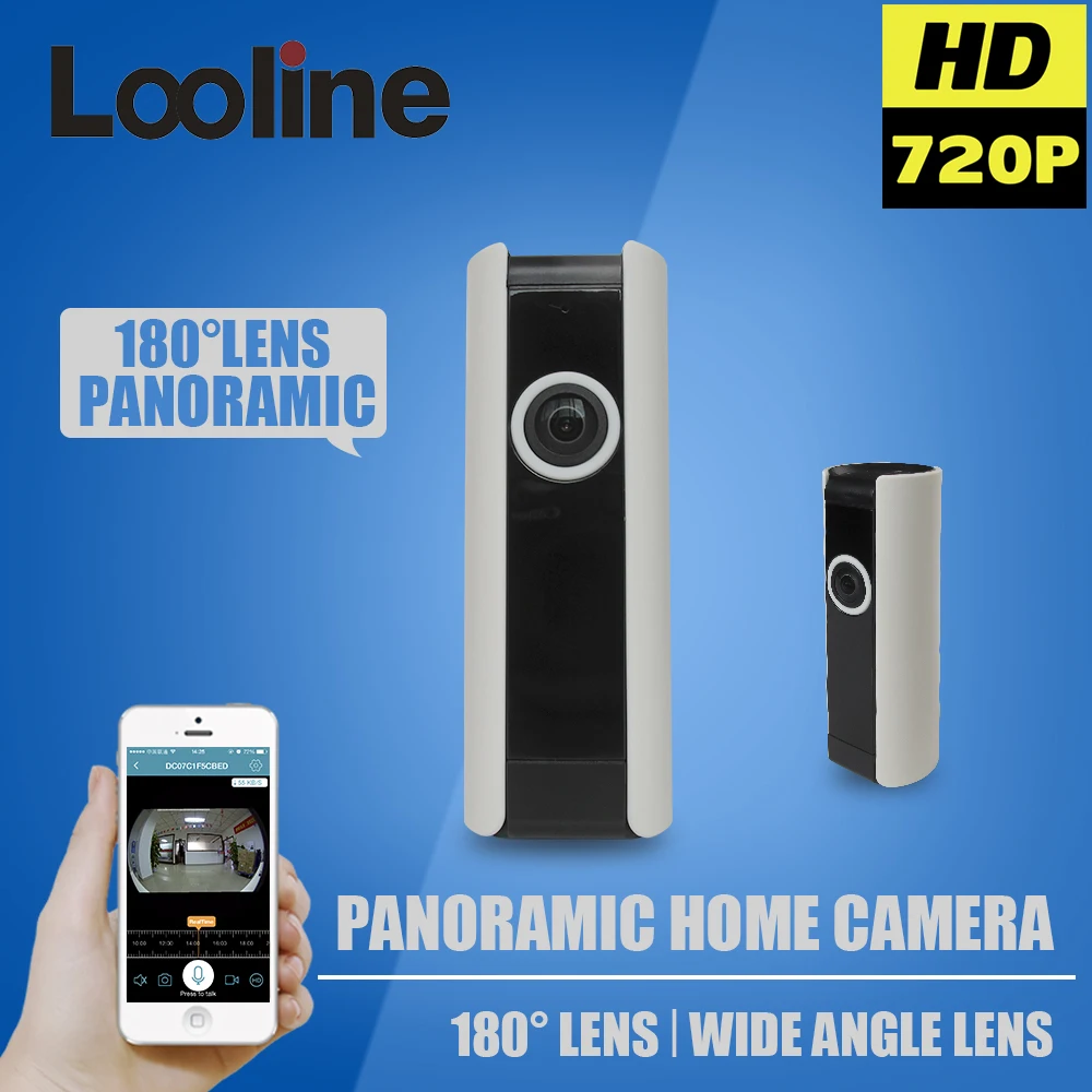 Panoramic IP Wifi Camera Wireless Camera Wi-Fi Surveillance Security Camara Fisheye 180 Degree CCTV Motion Detection Home Camera