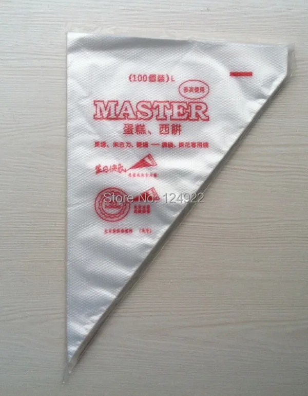 Free Shipping 100pcs Lot Large 35 42cm Disposable Cream Pastry Cake Icing Piping Decorating Drcorate Bags