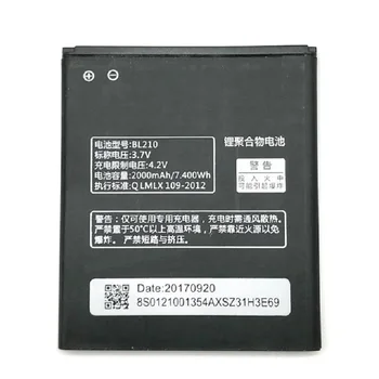 

2018 New BL 210 BL210 Battery For Lenovo A536 A606 S820 S820E A750E A770E A658T S650 A656 A766 Mobile Phone replacement