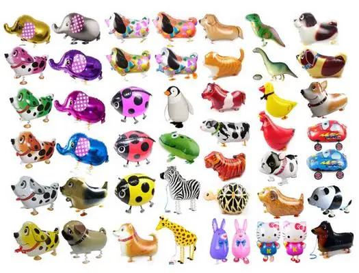

Dinosaur Foil Balloon Animal balloon Monkey Lion Zebra Giraffe Birthday Party Decor Walking Pet Helium Balloons kids toy farm