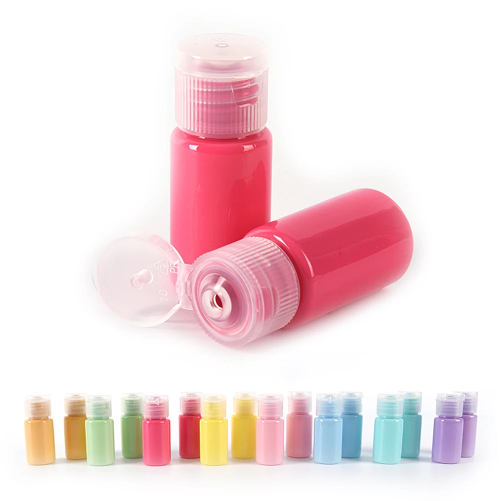 

New 10ML Lotion Refillable Bottles Emulsion Shampoo Sub Bottle Macaron Mini Empty Plastic Travel Bottles
