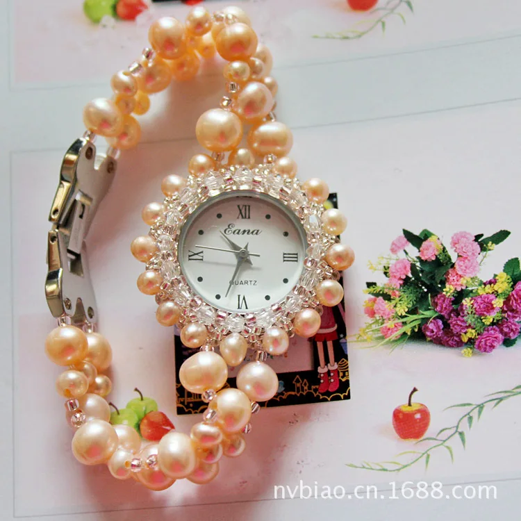 2019 новые часы Розовый Жемчужный браслет оптовая продажа замена ювелирных изделий