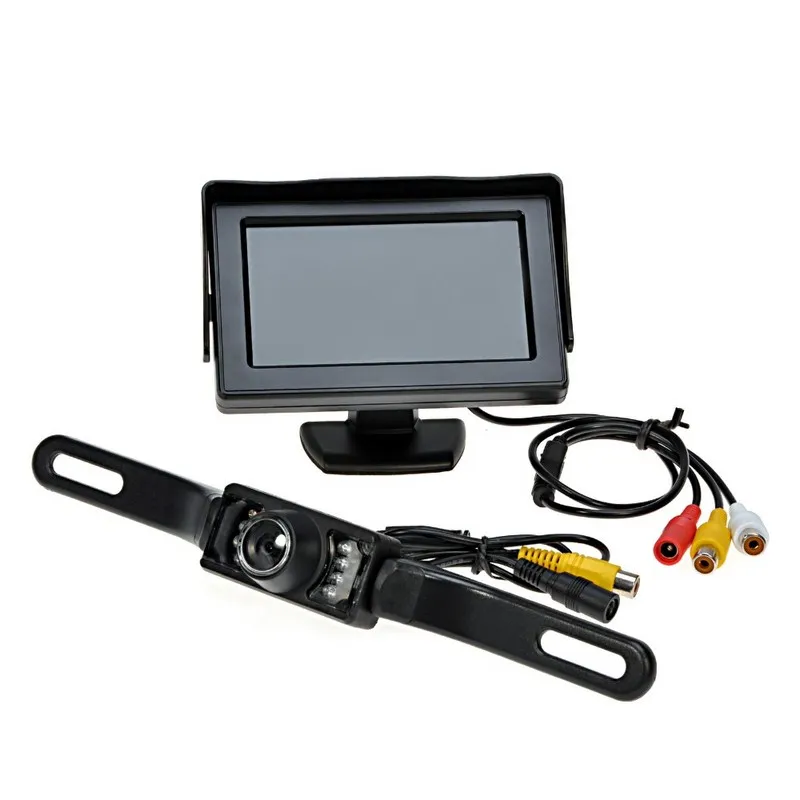 

7 Infrared Lights Automatic Reversing Display System 4.3 Inch LCD Monitor Auto Car Display IP67 Parking Camera With Monitor