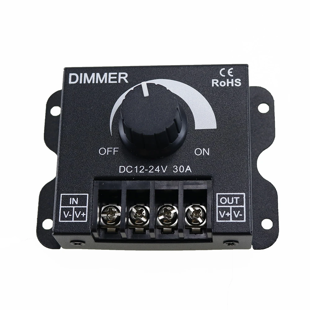 30A LED dimmer DC 12V 24V 360W adjustable brightness lamp bulb strip driver H5 30A LED dimmer DC 12V 24V 360W adjustable brightness lamp bulb strip driver H5