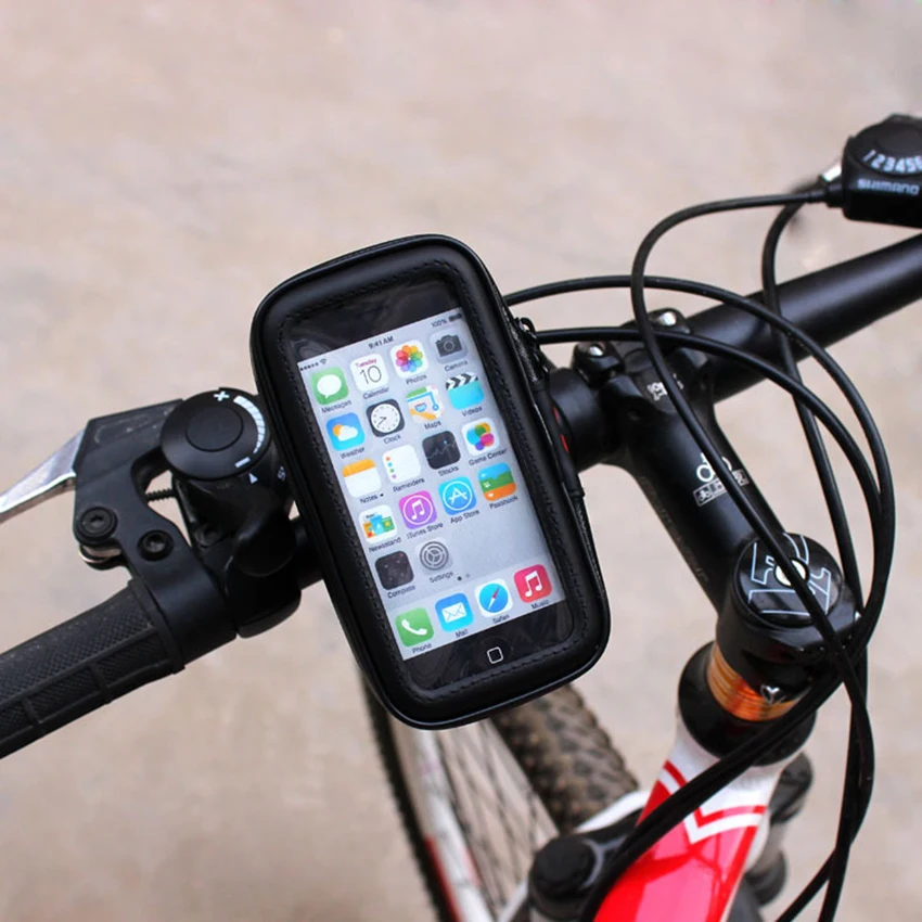 Универсальный мотоцикл крепление водостойкий кобура 360 градусов Поворотный кронштейн чехол велосипед телефонные чехлы для iPhone X 8 7 5 6 S