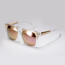 New Vintage Women’s Men’s Sunglasses Goggles Mirror Reflective Lens Eyewear Sun Glasses 4 Colors Lunette De Soleil Femme