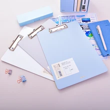 1 шт А4 доска для письма зажим плоский зажим ПП сплав сталь зажим офисные принадлежности папка для деловых встреч доска для письма зажим Deli 72492