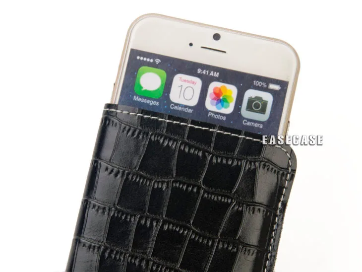 

A10 Custom-Made Leather Sleeve Holder Case for Apple iPhone 6 6s 7 Plus iPhone6