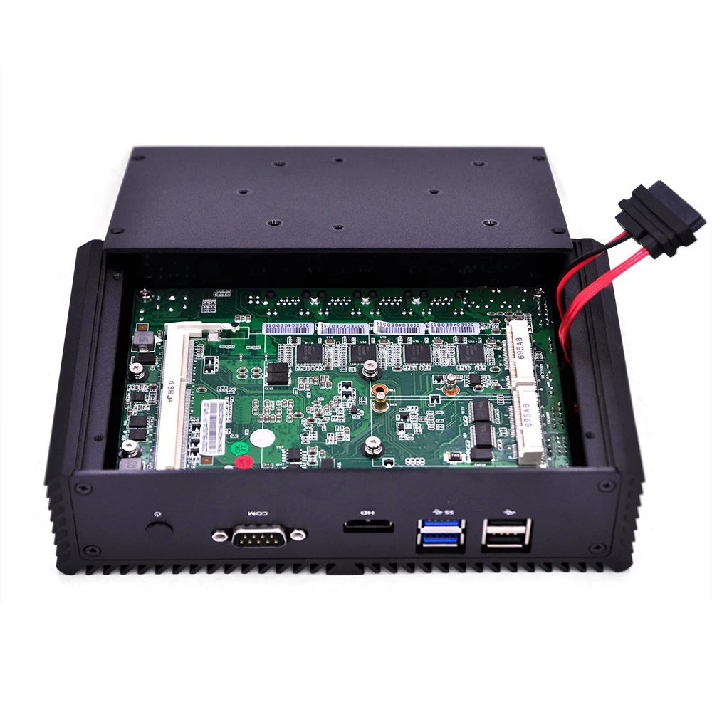 Free Shipping Qotom Mini PC Core i3 i5 i7 4 Gigabit Nics ports support AES-NI, Serial, Fanless VPN Firewall Router PFSense