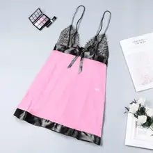 Женские сексуальные горячие эротические, с треугольным вырезом, с открытой спиной кружева одежда для сна, женская ночная рубашка белье сплошной Ночная сорочка ночнушка Ночная сорочка Нижнее белье