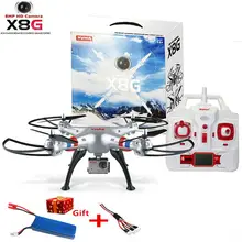 Syma X8G& X8W обновления дрона с дистанционным управлением 8MP Широкий формат Камера 2,4G 4CH 6 оси гироскопа RTF RC Quadcopter Вертолет с SJ6000 Камера X8G