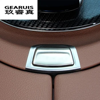 

Car armrest box handle decoration covers Stickers trim For Mercedes Benz E Class W213 lnterior auto accessories decal sequins