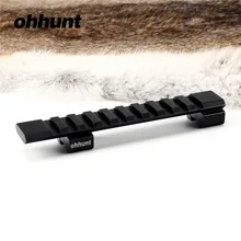 Ohhunt охотничий рельсовый адаптер 11 мм ласточкин хвост до 20 мм Пикатинни Вивер Длина 125 мм алюминиевая рельсовая база для оптического прицела