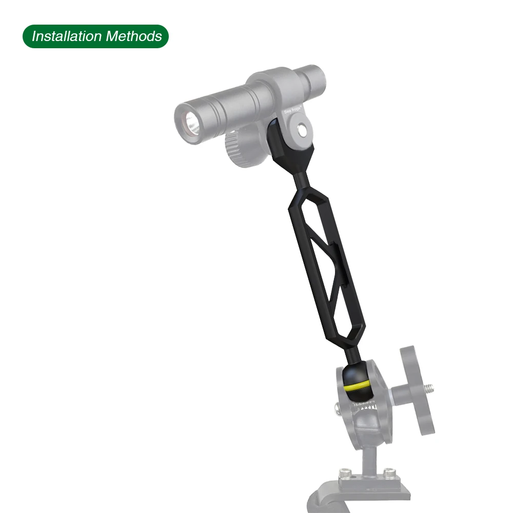 Sistema de Adaptador para Câmera de Mergulho com Braço Esférico e Bandeja Acessório de Extensão para Fotografia com 6 Estroboscópica Tamanhos - Image 6