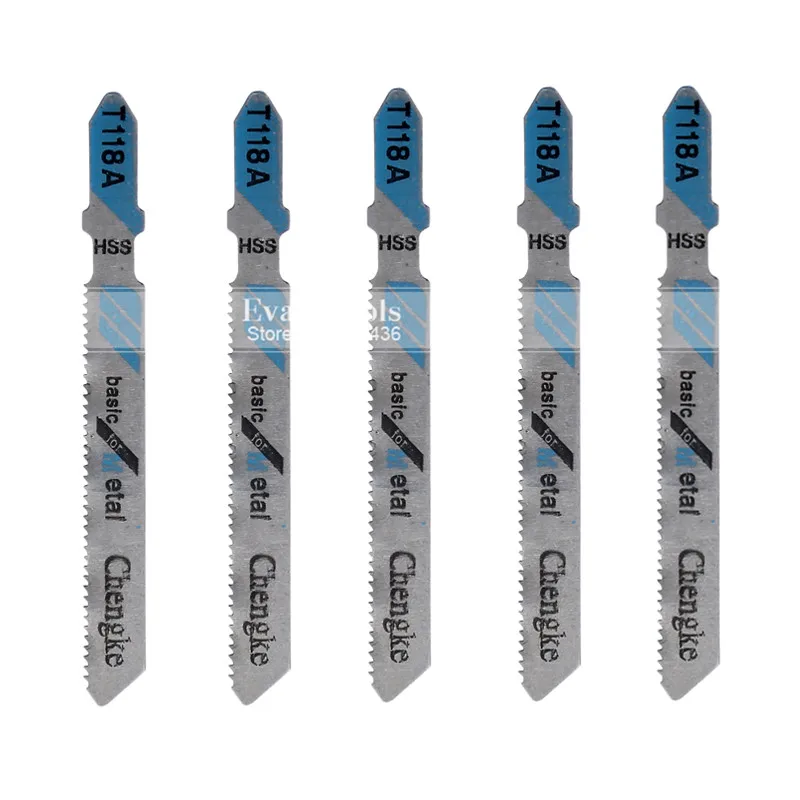 Buy 5Pcs Jig Saw Blades Wood Metal Fast Cutting