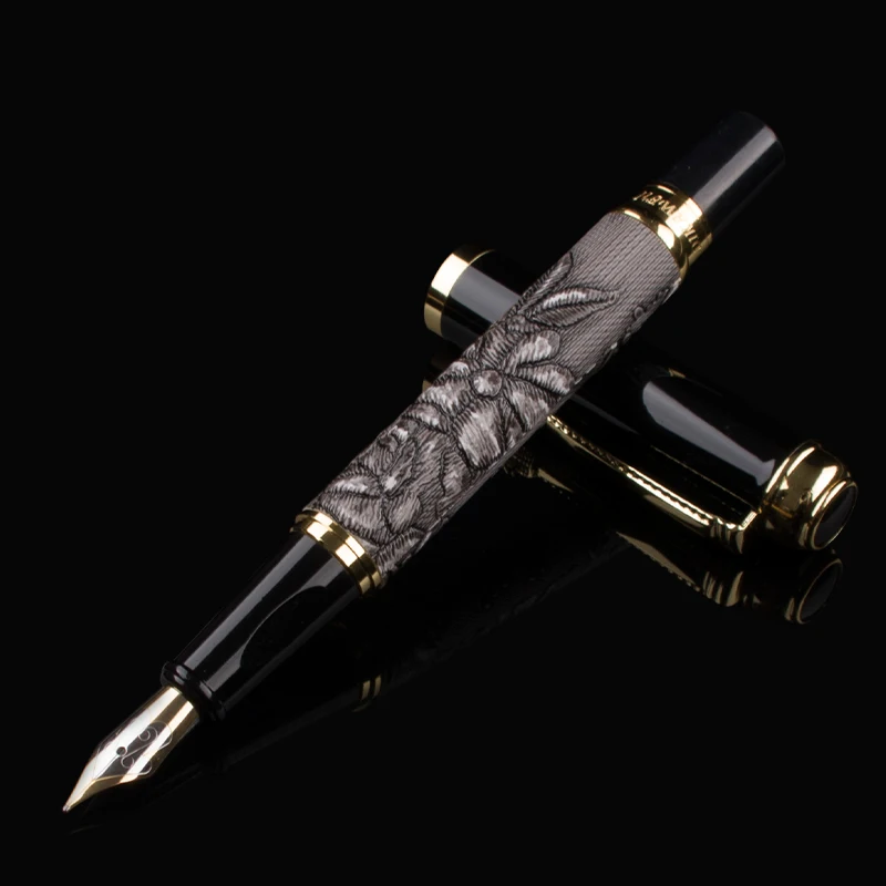 Ручка перьевая с металлическим наконечником в виде дракона 891|f nib|brand fountain penfountain