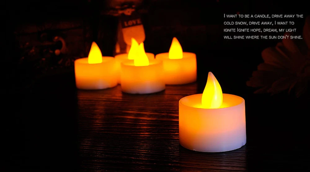 battery power flameless candles