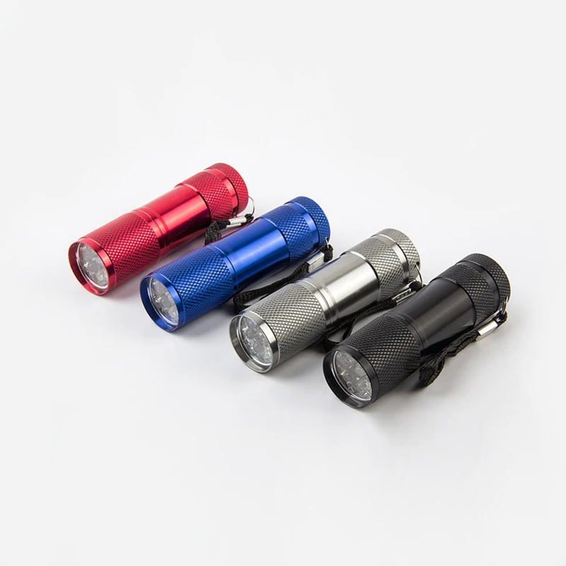 AIMIHUO 9 LED UV Flashlight Mini 395nm Ultraviolet Lamp Flashlight LED Check Money Detection UV Torch Lantern For 3AAA Battery (6)