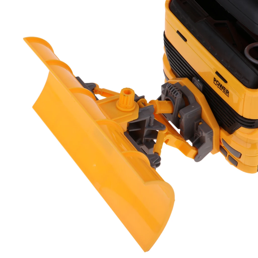 Skup Śnieg zamiatarka budowa miasta Snowplow Diecast odśnieżarka samochód zabawka dla dzieci, wielofunkcyjny samoczynny pojazd budowlany zabawka