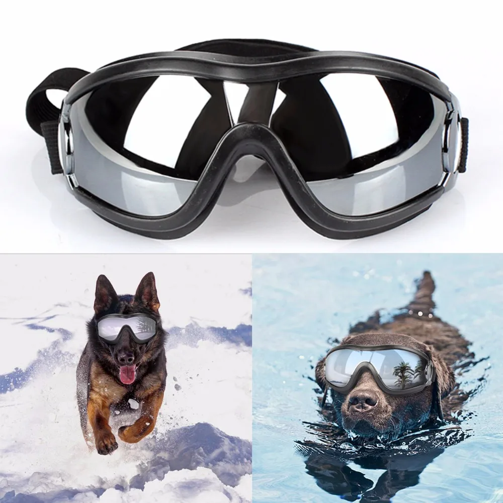 

Dog Sunglasses UV Protection Windproof Goggles Pet Eye Wear Medium Large Dog Swimming Glasses Cool Accessaries